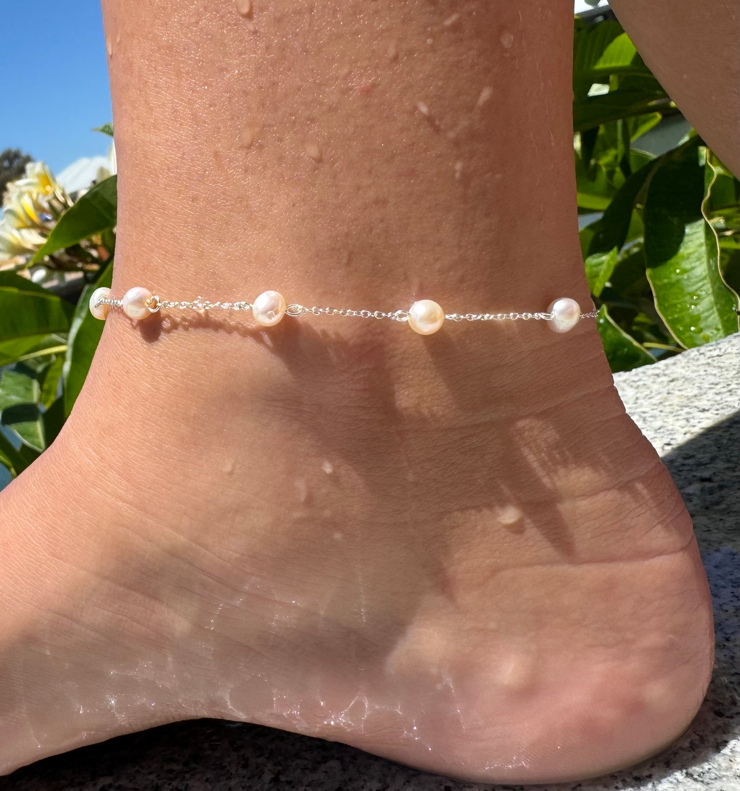 Maelyn pearl anklet