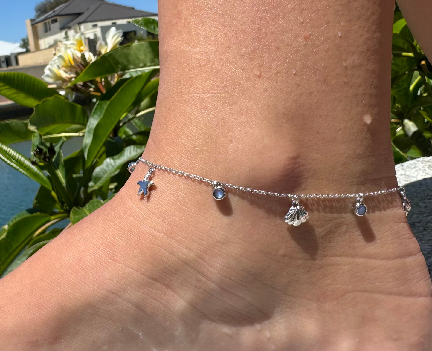 Charms of the sea anklet